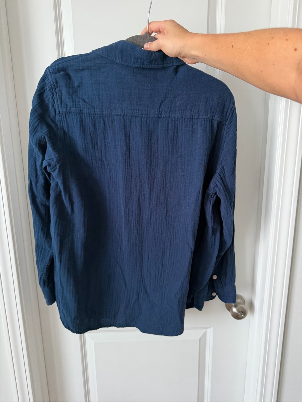 Universal Thread Navy Button-Up Shirt Jacket - Picture 4 of 4
